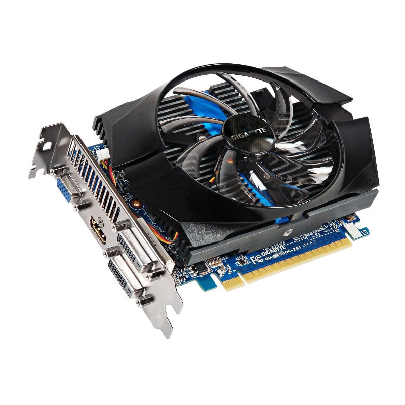 Gigabyte GeForce GTX 650 Overclocked NVIDIA Graphics Card - 2GB LN46865 ...