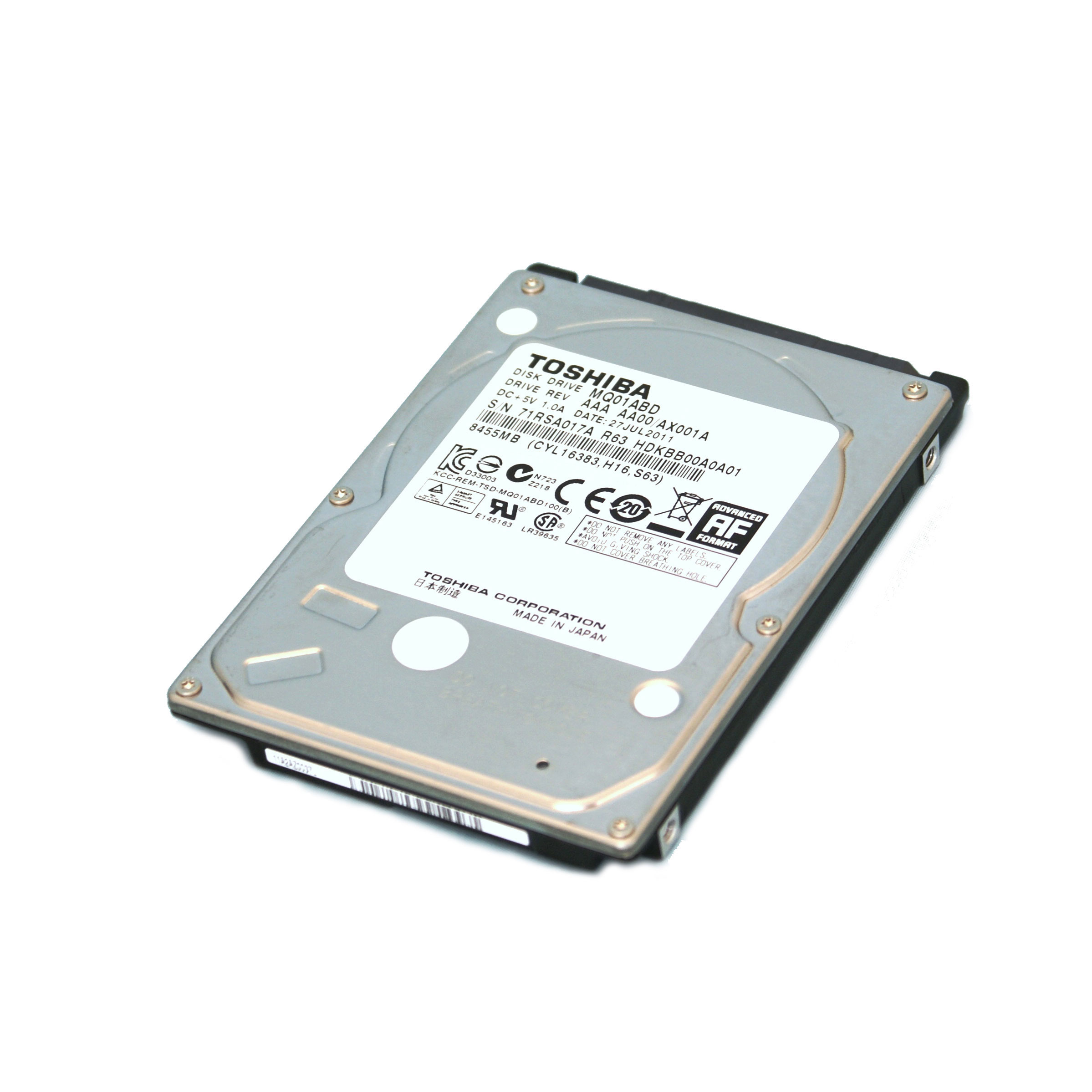 Toshiba disk drive mq01abd100 как подключить к компьютеру