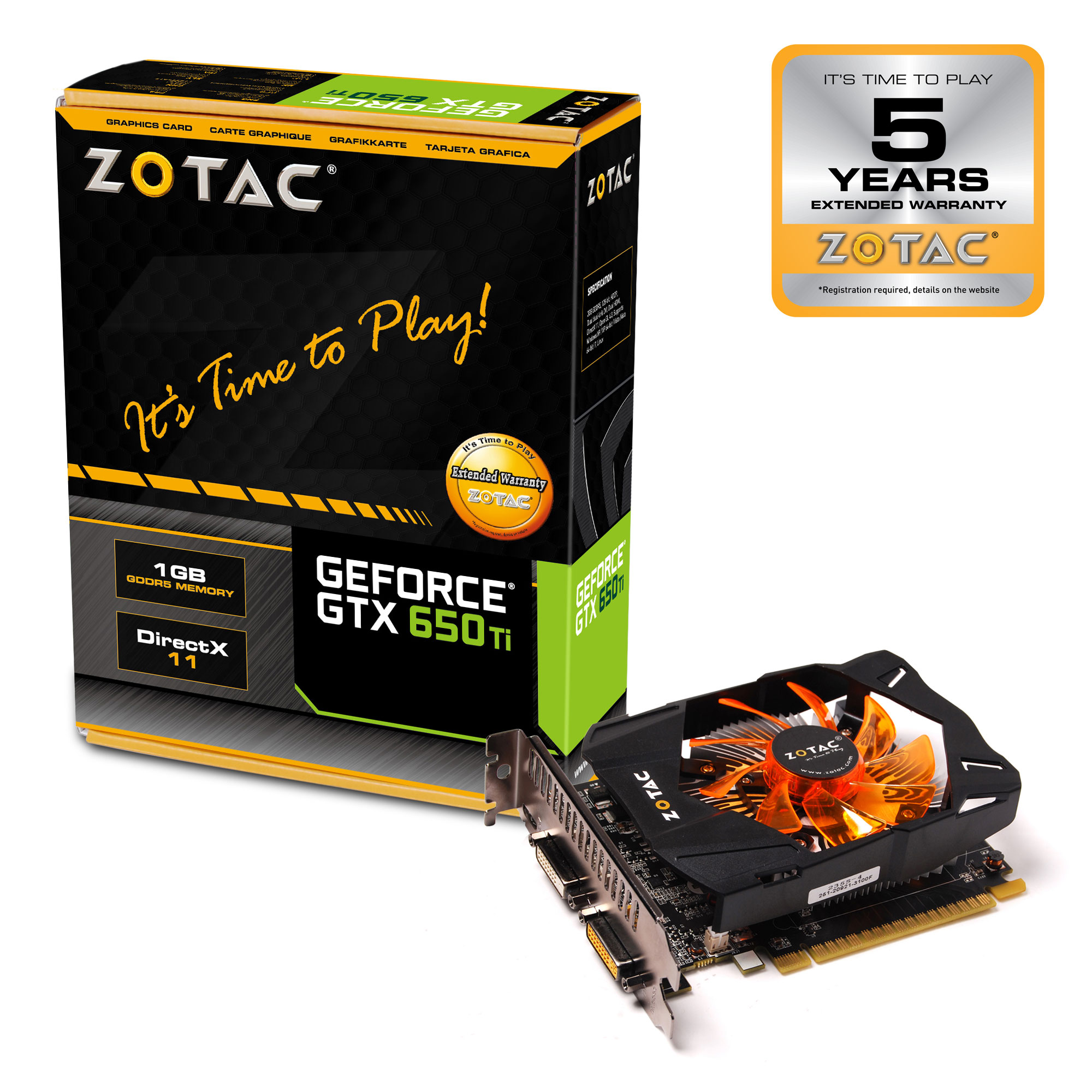 Zotac GeForce GTX 650 Ti NVIDIA Graphics Card - 1GB LN47397 - ZT-61101 ...