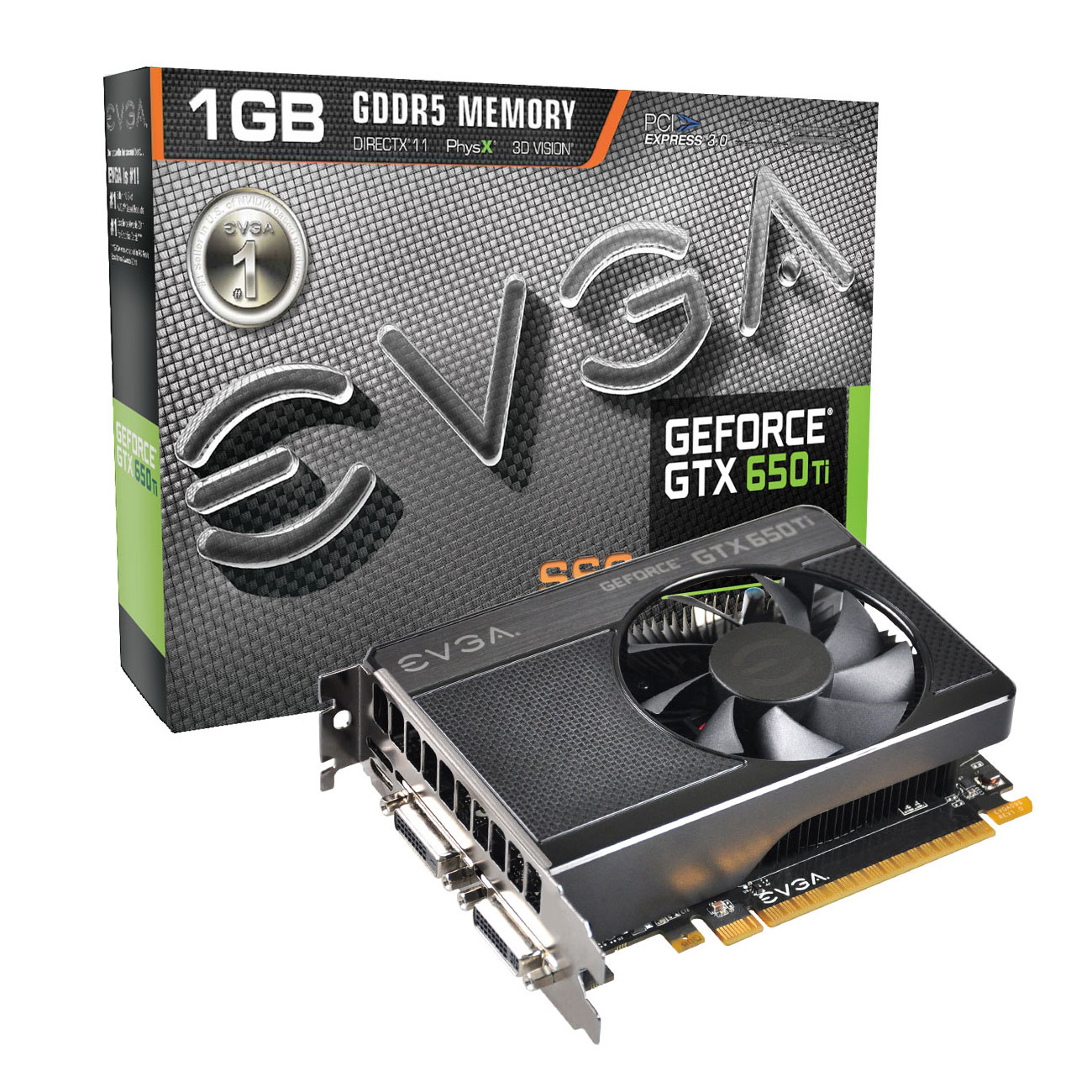 Refurbished - EVGA NVIDIA GTX 650 Ti Graphics Card - 1GB LN50843 - 01G ...