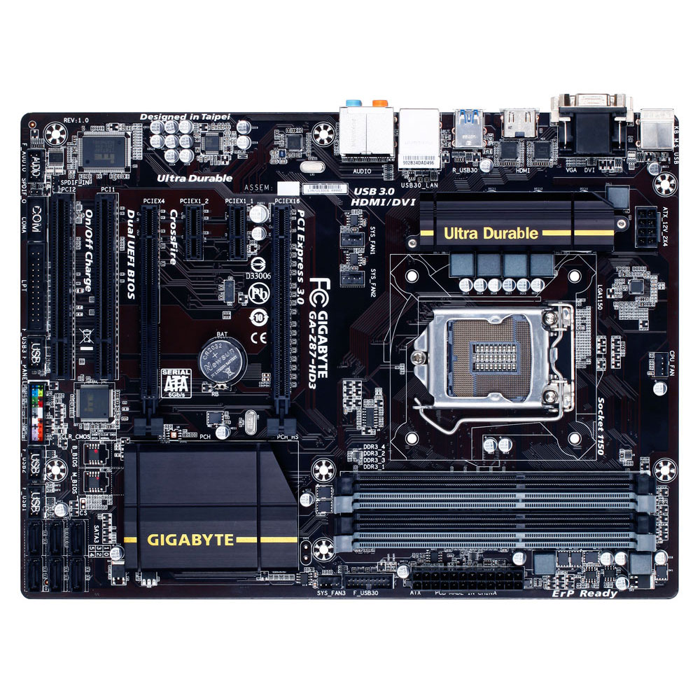 Gigabyte ga z87 hd3 не стартует