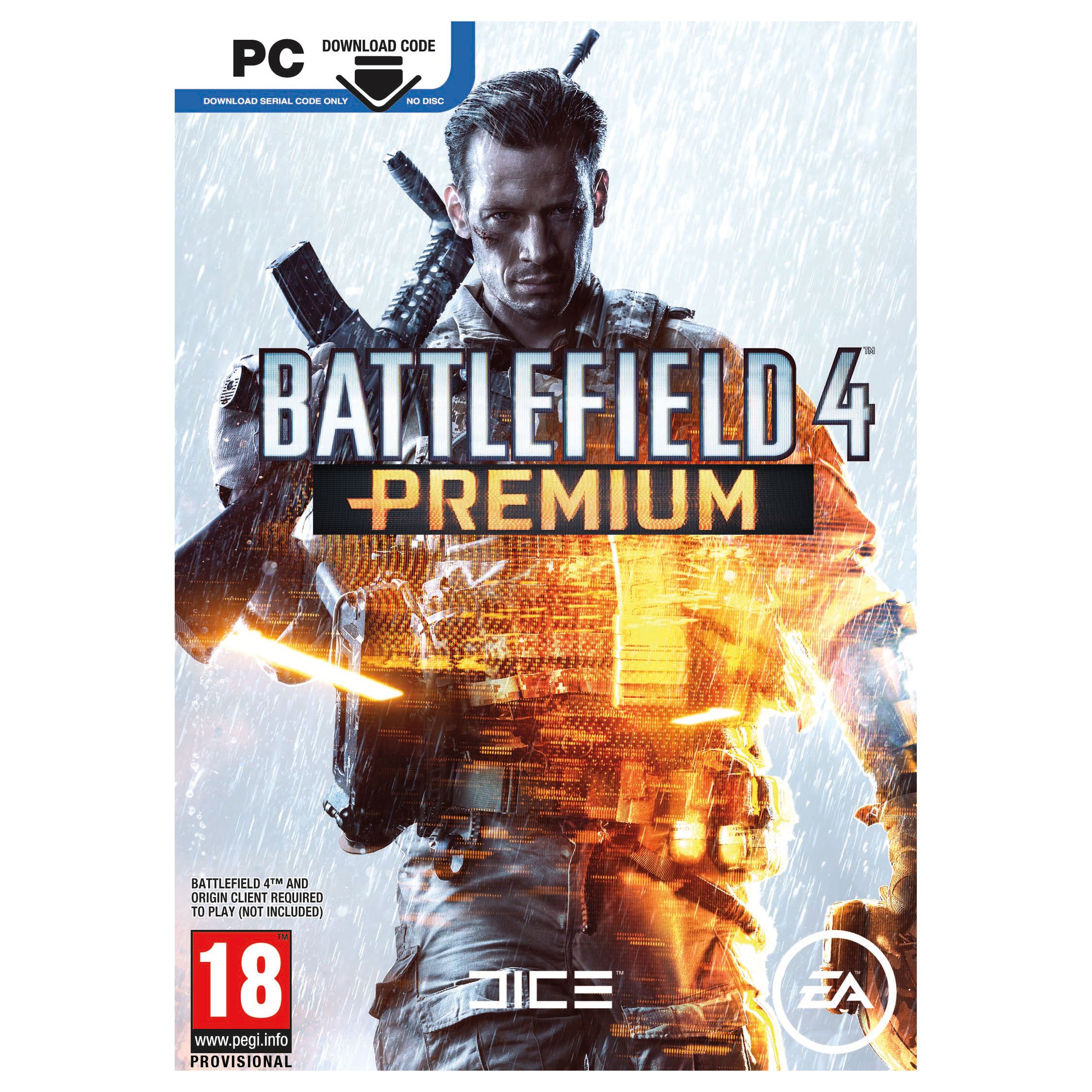 BF4 Premium Service ONLY - this does not include the Game BF4 only DLC ...