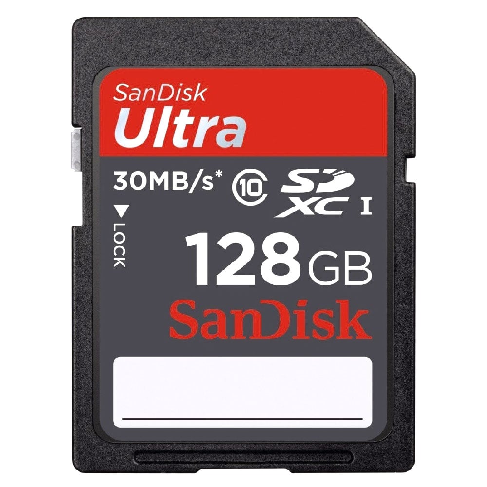 SanDisk 128G Ultra SDXC Class 10 Memory Card 30MBs LN55911 - SDSDU-128g ...