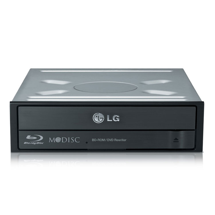 LG Internal BDROM DVDRW Multi Blue with 3D Playback & MDisc, Black