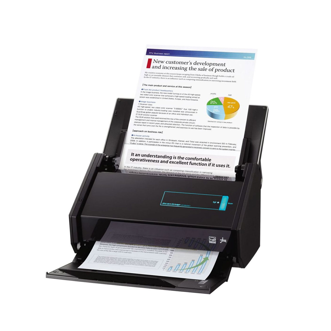 Fujitsu ScanSnap iX500 Desktop Scanner LN57561 - PA03656-B001 | SCAN UK