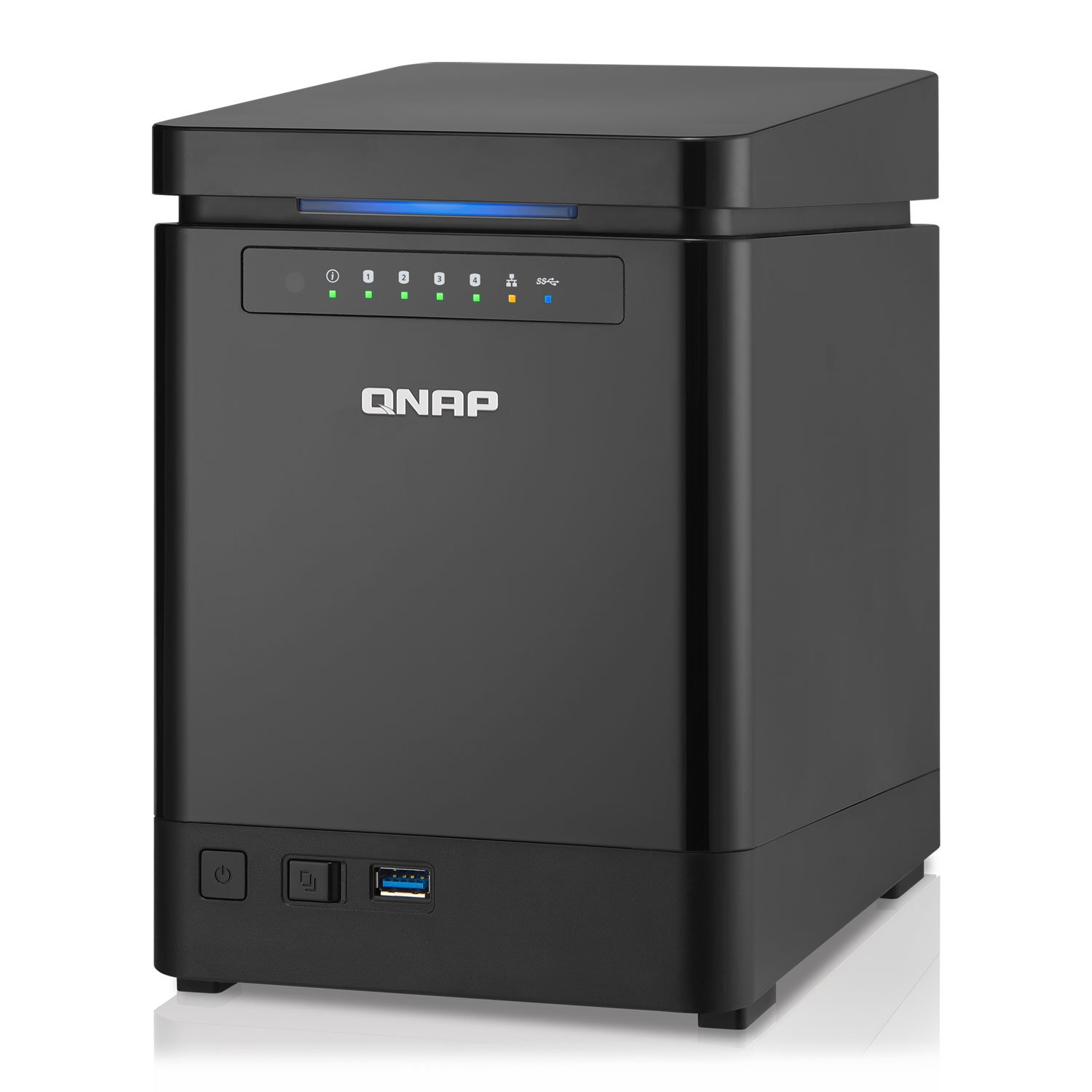 Vertical Bay Desktop Nas Server Storage Box From Qnap Ln Ts