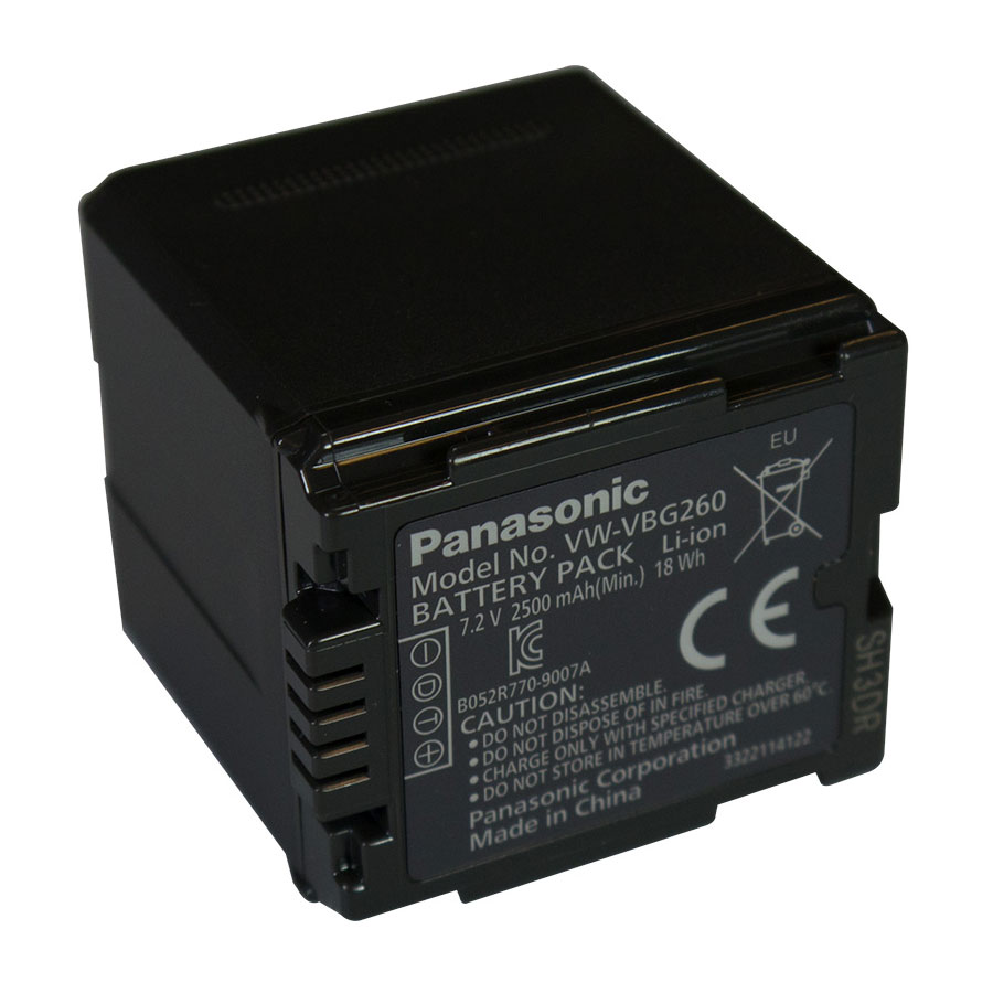 Panasonic VW-VBG260 Standard Battery For AG And AC Camcorder Models ...