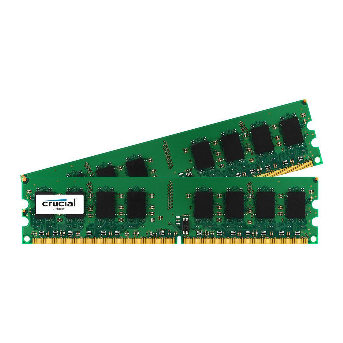 Crucial 4GB DDR2 667MHz Desktop PC RAM/Memory Kit 2x 2GB LN74762 ...