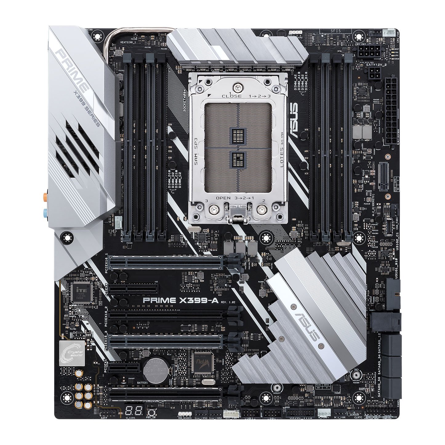 Refurbished - ASUS AMD Threadripper PRIME X399 A TR4 E-ATX Motherboard ...