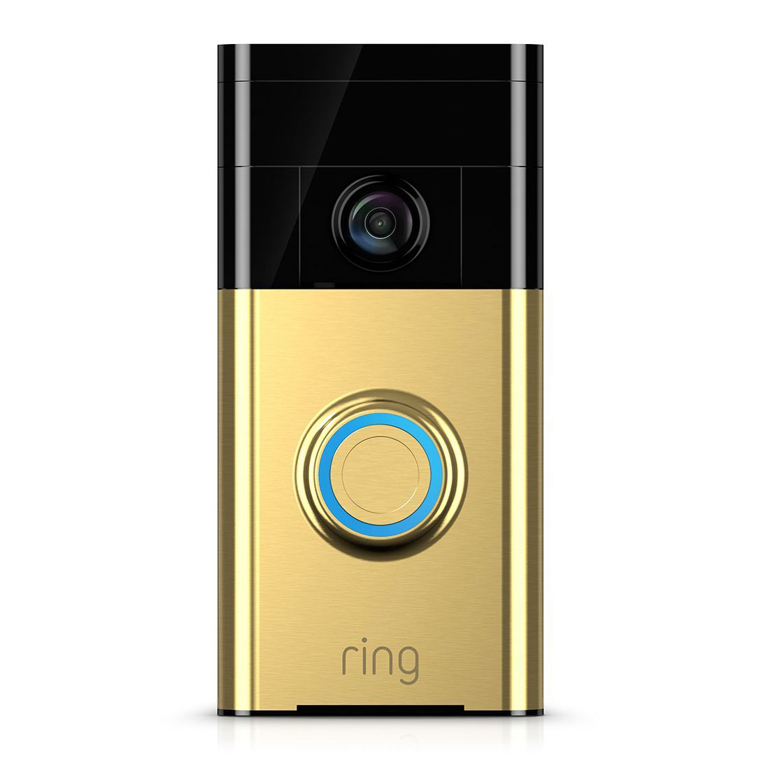 Ring Smart Polished Brass HD Video Home Doorbell LN85680 - 8VR1S5-PEU0 ...