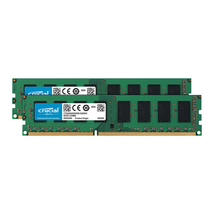 Crucial 16GB Low Volatge DDR3L 1866 MHz Desktop RAM Memory Kit 2x 8GB ...