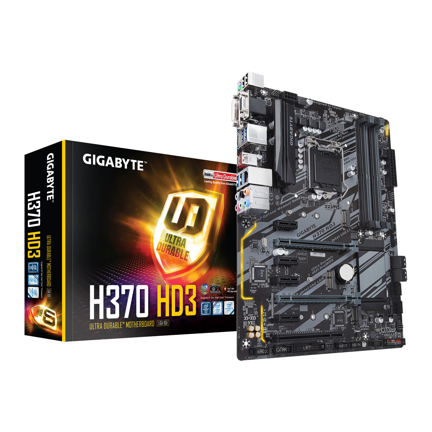 Gigabyte h370 hd3 обзор