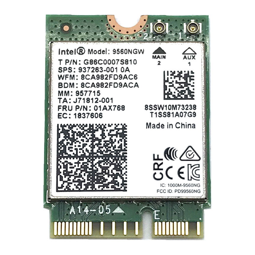 Intel Ngw M Cnvi Ac Wifi Bluetooth Card Ln Ngw