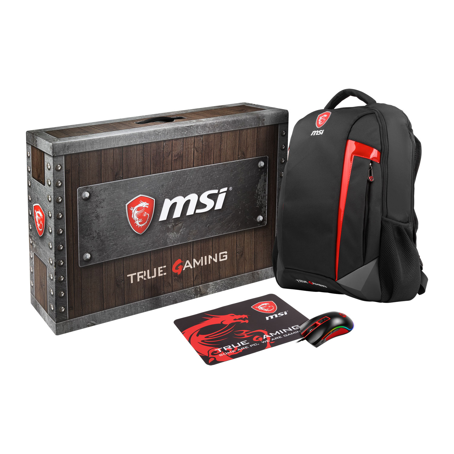 MSI GS GE Loot Box RTX Gaming Laptop Accessory Pack with Backpack+Mouse ...