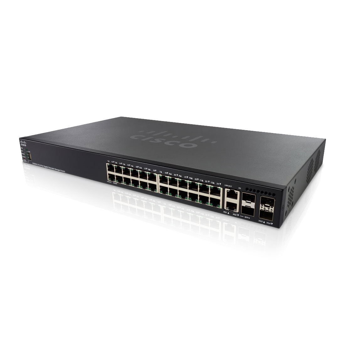 Cisco 550x Series Stackable Managed Switch Ln98216 - Sg550x-24p-k9-uk 