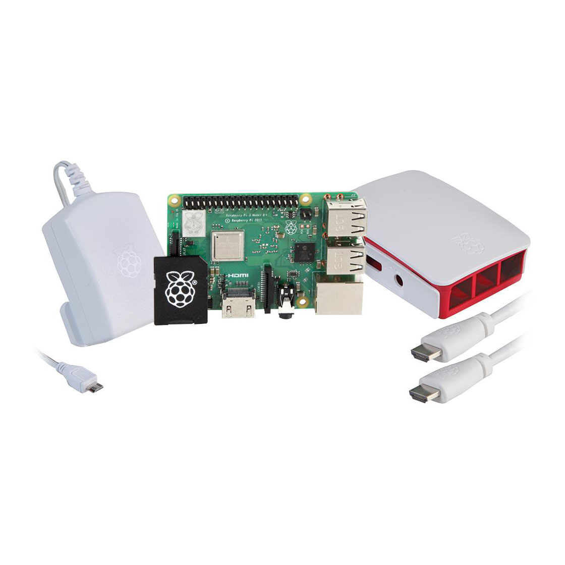 Raspberry Pi 3b Starter Kit White Ln100067 Rpi3 Modb Hdmiosk Wht Scan Uk 1589