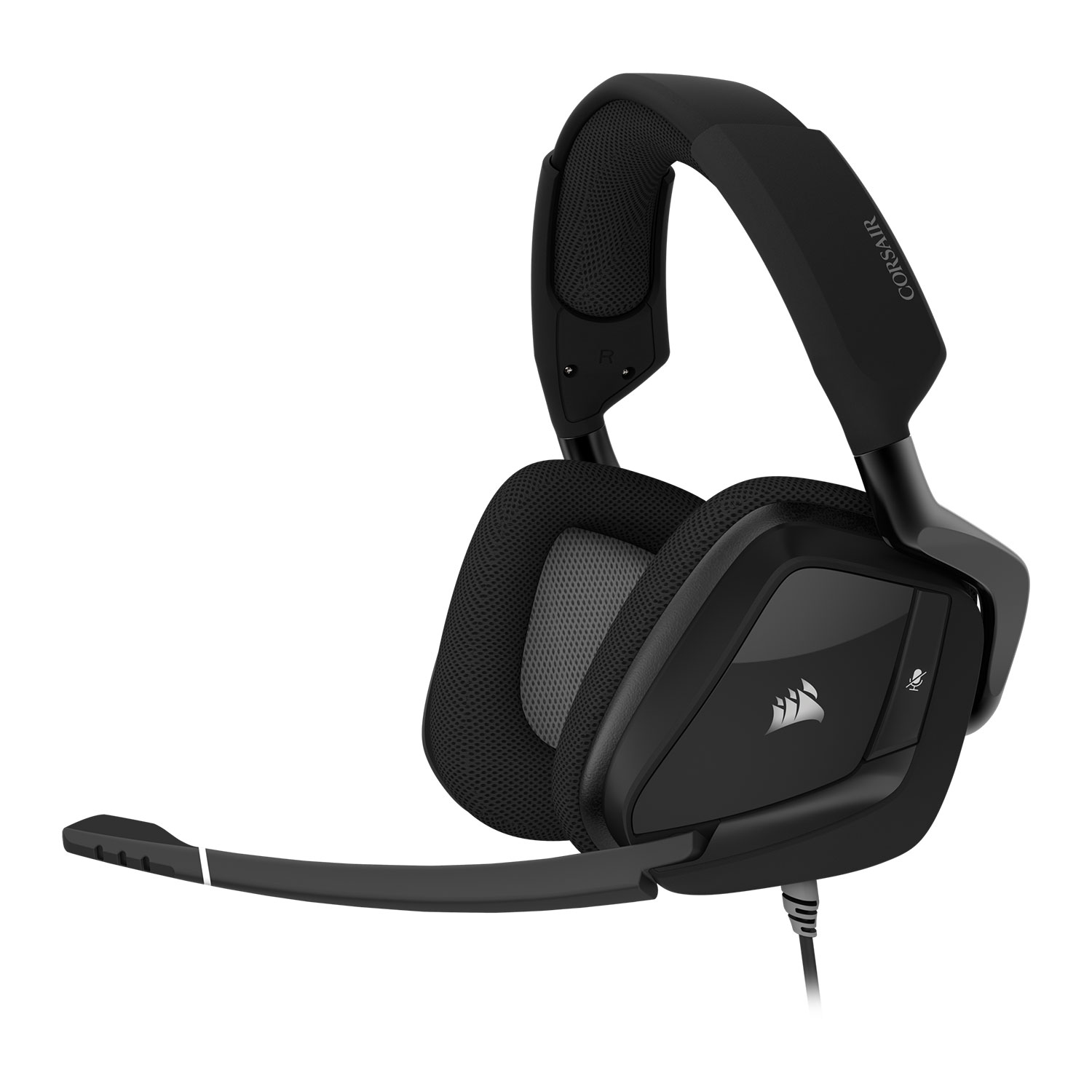 Corsair VOID ELITE RGB Stereo/7.1 Carbon Wired USB Gaming Headset ...