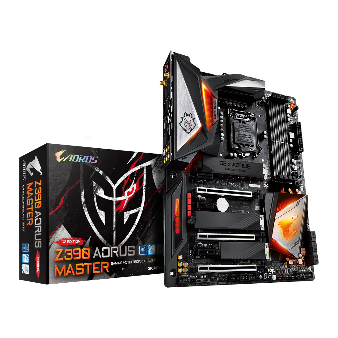 Gigabyte Intel Z390 AORUS MASTER G2 Edition ATX Motherboard LN103629 ...