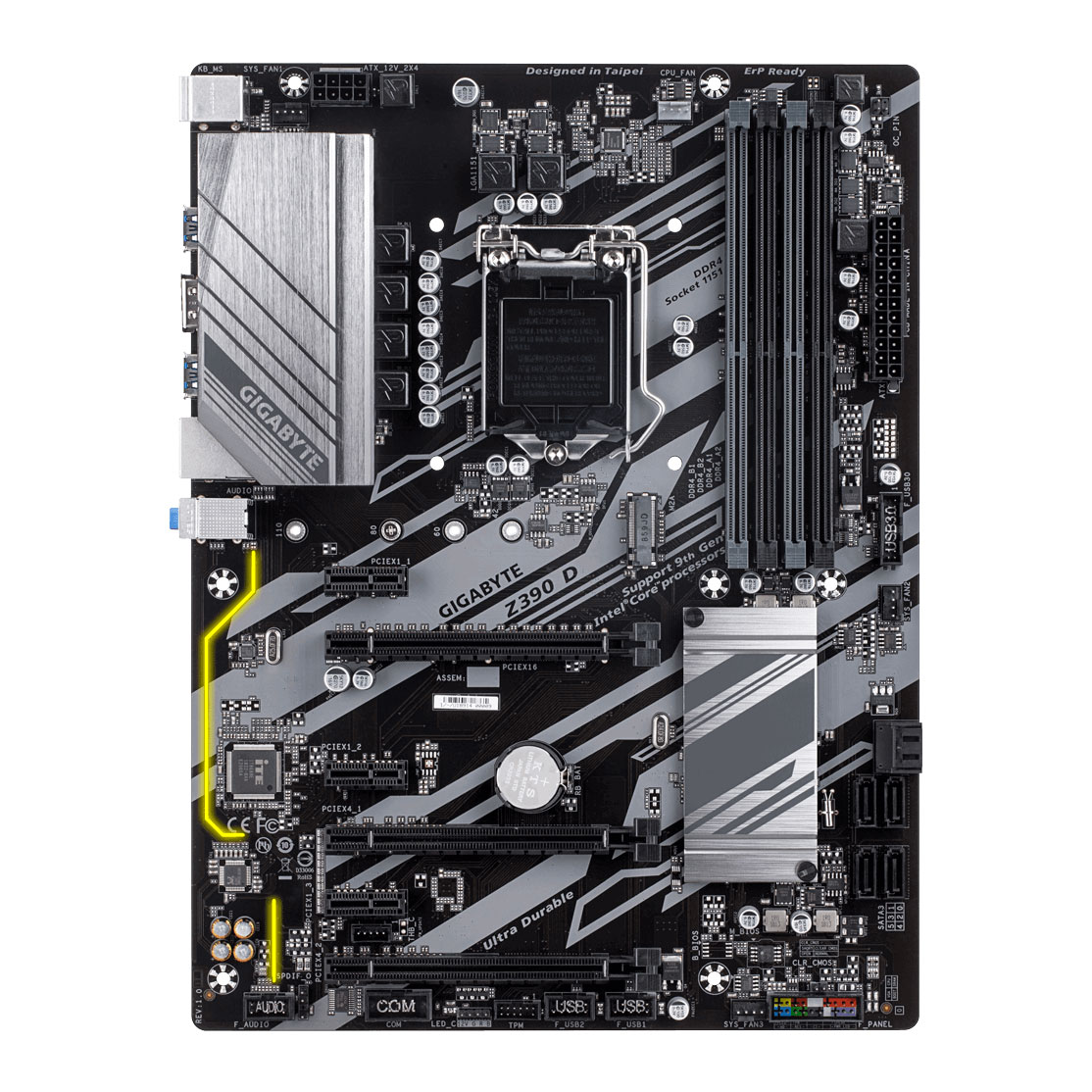 Gigabyte z390d не запускается