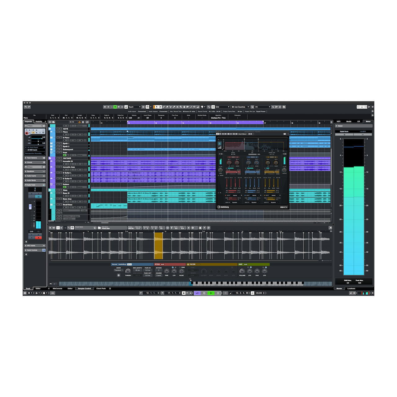 Steinberg cubase pro ee программа для создания музыки на компьютере версия для учебных заведений