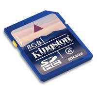 Kingston 8GB SD Memory Card