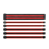 Thermaltake TtMod 30cm Black/Red Sleeved Cable Management Kit