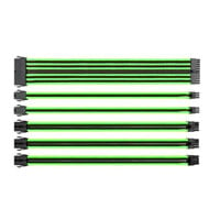 Thermaltake TtMod 30cm Black/Green Sleeved Cable Management Kit