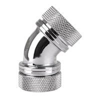 Pacific PETG Tube 45-Degree dual chrome compression fitting 16mm OD from Thermaltake