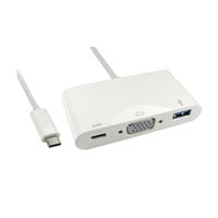 USB 3.0 C to VGA 15cm Cable USB Adaptor + Power Delivery