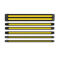 Thermaltake TtMod 30cm Black/Yellow Sleeved Cable Management Kit