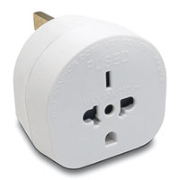 Scan US to UK Mains Adaptor