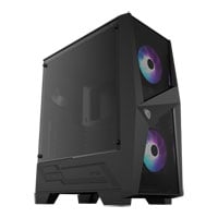 MSI MAG FORGE 100R Mid Tower Windowed PC Gaming Case inc 2 x RGB Fans (2021 Update)