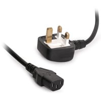 Xclio Kettle Lead Power Cord/Cable UK Plug to C13, 40cm - Black