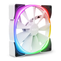 NZXT 140mm Aer RGB 2 Premium Digital LED PWM Fan - White