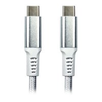 XClio 1m USB 3.1 Type-C Braided Cable White