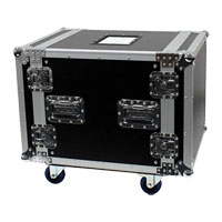 Elumen8 10U Rack Flight Case with Wheels