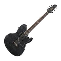 (B-Stock) Ibanez ELECTRO ACOUSTIC TALMAN SERIES  Galaxy Black Open Pore