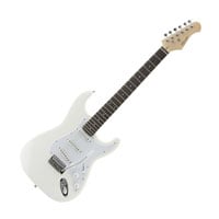 Fairclough S-Style Electric Guitar - White SSS