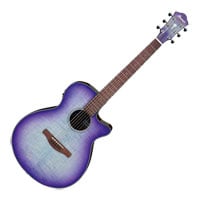 (B-Stock) Ibanez 2023 AEG Series, Flamed Maple Top, AEQ Preamp with Tuner, Purple