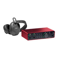 Focusrite Scarlett 2i2 4th Gen Bundle with AKG K361 Headphones