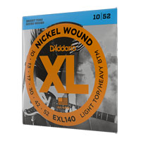 D'Addario EXL140 Nickel Wound Electric Guitar Strings, Light Top/Heavy Bottom, 10-52