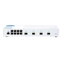 QNAP 12 Port 10GbE Layer 2 Web Managed Desktop Switch for SMB Network Deployment