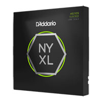 D'Addario NYXL45105 Nickel Wound Bass Guitar Strings, Light Top / Med Bottom, 45-105, Long Scale