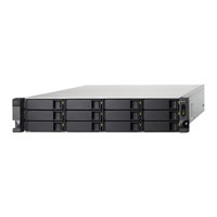 QNAP TL-R1200C-RP 12bay Rackmount USB 3.2 Gen 2 Type-C High-Capacity JBOD Storage Enclosure