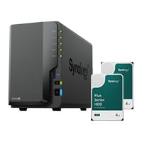 Synology DiskStation DS224+ 8TB Desktop NAS Unit GbE LAN USB 3.2 Gen1