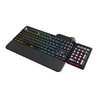 Mountain Everest Max Black RGB Refurbished Gaming Keyboard Cherry MX Red Switches Customizable