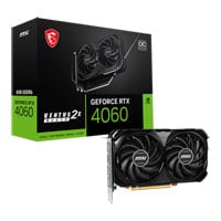 MSI NVIDIA GeForce RTX 4060 8GB VENTUS 2X BLACK OC Ada Lovelace Refurbished Graphics Card