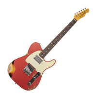 Fender Custom Shop LTD Edition CuNiFe '60 Telecaster Custom Heavy Relic, Aged Fiesta Red Over 3 Colo