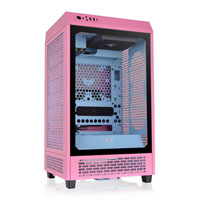 Thermaltake The Tower 200 Bubble Pink Mini Chassis Tempered Glass PC Gaming Case