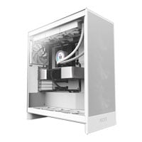 NZXT H7 Flow (2024) Mid Tower Tempered Glass PC Gaming Case White